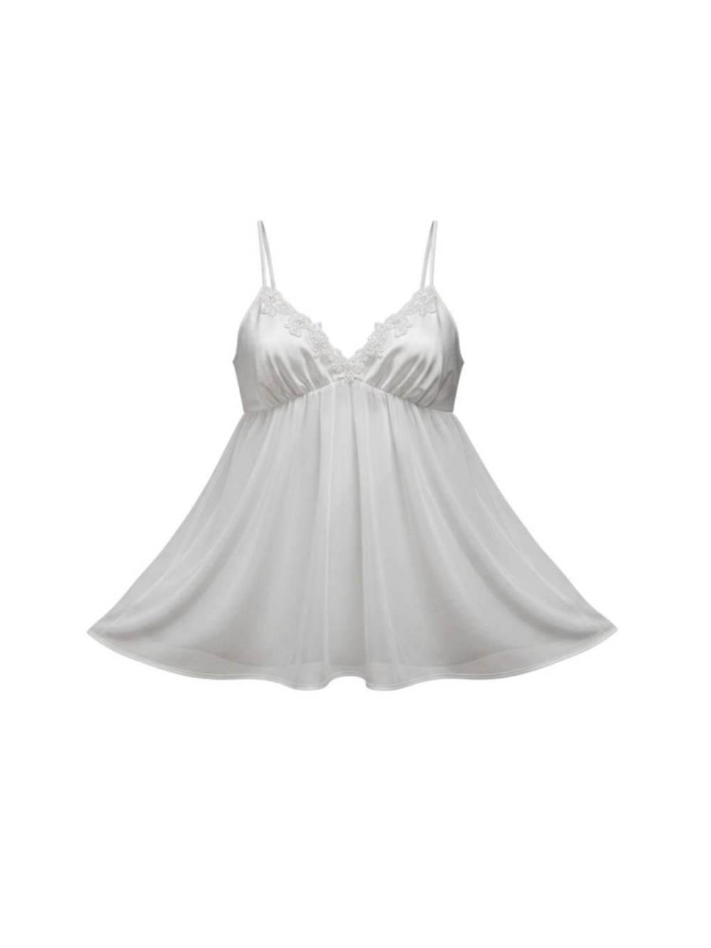 Apt. 9 Embroidered Babydoll Slip Dress Large